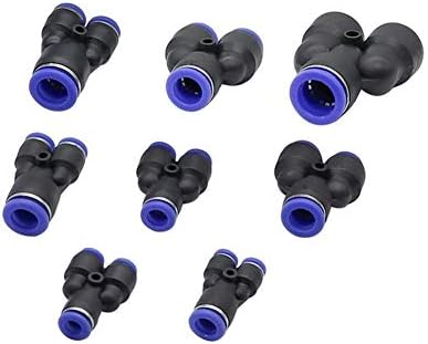 Mangueira de jardim de conexão rápida 40pcs pvc y forma slip-bloqueio reduzindo conectores rápidos conectores de água