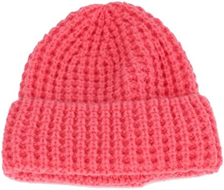 Homens, mulheres, mulheres chapéus de chapéu de malha quente de malha de crochê de crochê de crochê de inverno de inverno com