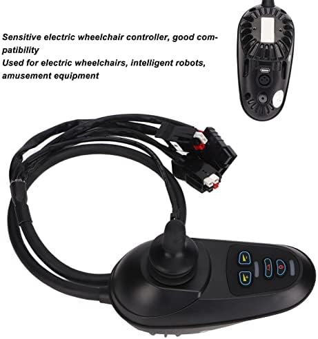 Controlador de joystick de cadeira de rodas elétrica, IPX5 Impermeado a água de 360 ​​° Controlador de cadeira de roda elétrica,