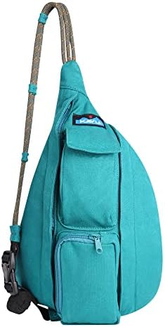 Kavu Mini Saco de corda de algodão Crossbody Sling Backpack