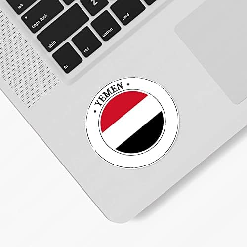 20 PCs Sinalizadores de bandeira do Iêmen para crianças adesivos patrióticos do Iêmen Popular Country City City Rótulos de etiquetas
