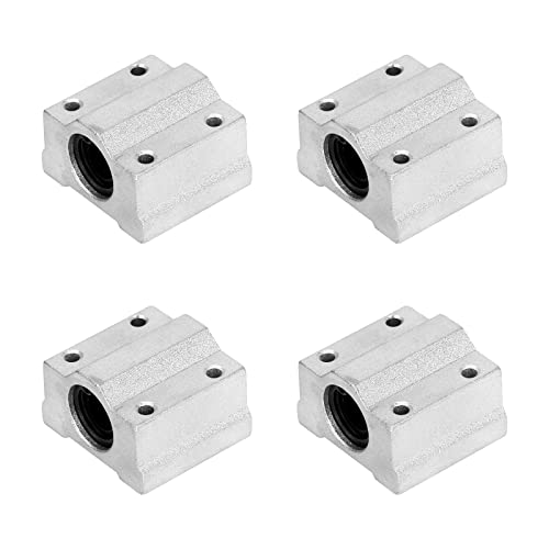 Ruimou 4pcs scs8uu rolamento de movimento linear rolamento de slides bucha da unidade de slides para deslizamento