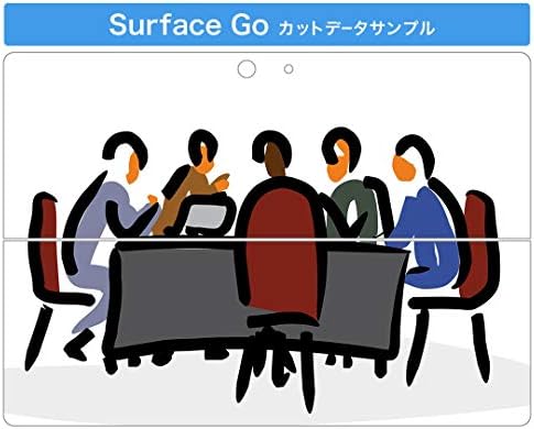 capa de decalque igsticker para o Microsoft Surface Go/Go 2 Ultra Thin Protective Body Skins 001032 Reunião ilustração