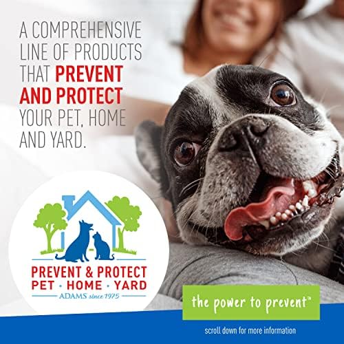 Colar de controle de pulga e carrapato para cães, proteção de 7 meses, colar de tamanho ajustável se encaixa em todos, mata e repele