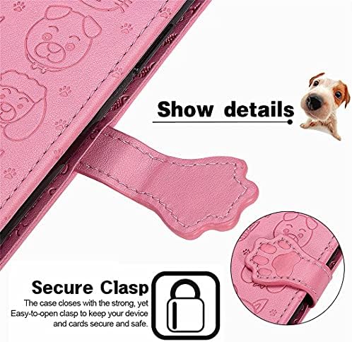 Caixa de saturação para Motorola Moto G Stylus 2021, Cut Cat and Dog PU Couro Flip Magnet Wallet Stand Slots Slots Tampa de proteção