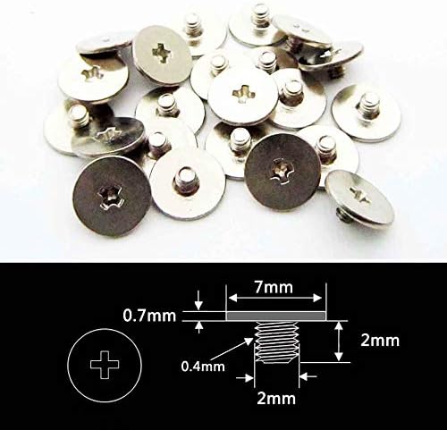 Zhengguifang durável 25pcs wafer fino parafuso redondo parafuso da cabeça M22mm Cabeça dia 7mm para notebook de laptop Drive óptica