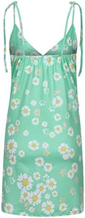 vestido de camisola sexy de camisola sexy vestido floral com mangas de mangas de bruços Deep V pescoço mini vestido de verão praia de verão