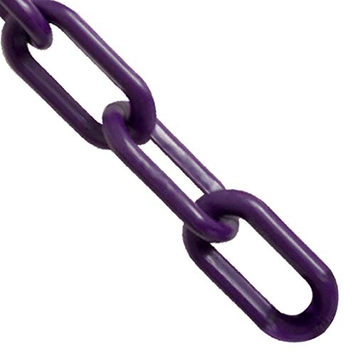Sr. Chain Chain Plástico Corrente, roxo e 1 polegada de diâmetro do link, comprimento de 25 pés de comprimento