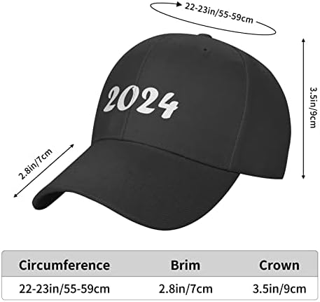 RSZYP 2024 Caps de beisebol Caps esportivos ajustáveis ​​Chapéus de pai unissex para adultos Chapéus de beisebol adultos