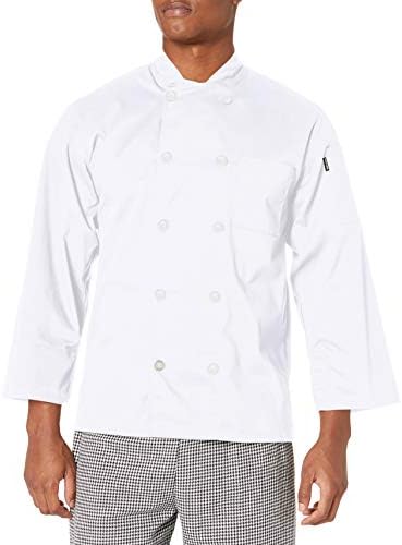 Código do Chef Botão Básico de Pérola masculina Chef Chef Casaco