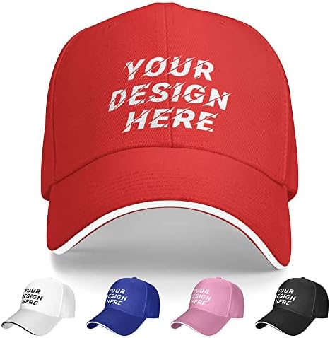 Chapéus personalizados para homens Design personalizado seu próprio logotipo de texto Chapéu de caminhão ajustável Cap