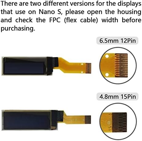 Módulo de exibição LCD OLED de 6pcs, driver de tela OLED serial SPI de 0,91 4, 128x32 3,3V ~ 4,2V para nano ledger s