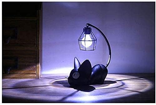 Lâmpada de Amallino Kiki, lâmpada de gato de resina, Kiki Night Light