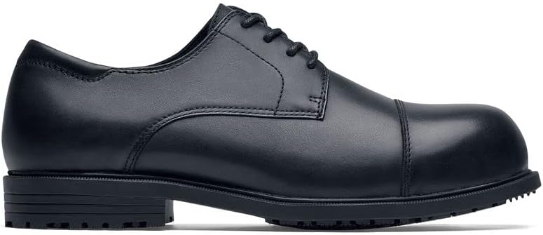 Sapatos para as equipes senador, Sapatos masculinos de trabalho nano composto, resistentes à água, resistentes à água, sapatos pretos