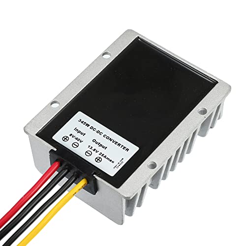 X Autohaux 8V/40V a 13,8V 25A Redutor automático Buck Boost Down Up Regulator Module Transformer Universal para Scooters de Carrinho