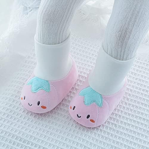 Sapatos de meias para bebês sapatos de criança sapatos de algodão e veludo espessos sapatos de fundo macio e macio, fofos de