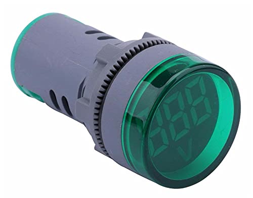 PCGV LED Display Mini voltímetro Digital CA 80-500V Medidor de tensão Testador de medidores Testador Volt Monitor Painel de luz
