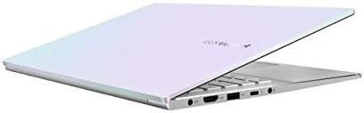 ASUS VivoBook S14 S433 Laptop fino e leve, tela FHD de 14 ”, Intel Core i5-1135g7 CPU, 8GB DDR4 RAM, 512 GB SSD, Thunderbolt 3, Wi-Fi 6, Windows 10, AI ruído-cancelamento, branco Dreamy, S433A-DH51