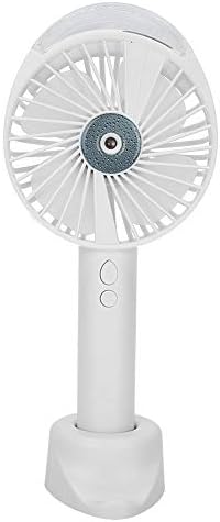 Zyyini Mini Fan Handheld, ventilador de mudo portátil de mesa pessoal, pequeno ventilador de mesa portátil pessoal com base de ventilador,
