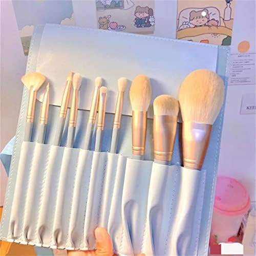 N/A 10pcs macios escovas de maquiagem fofas definidas para a Cosmetics Foundation Blush Eyeshadow (cor: a, tamanho