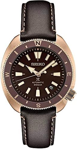Seiko SRPG18 Prospex Men's Watch Brown 42,4mm Aço inoxidável