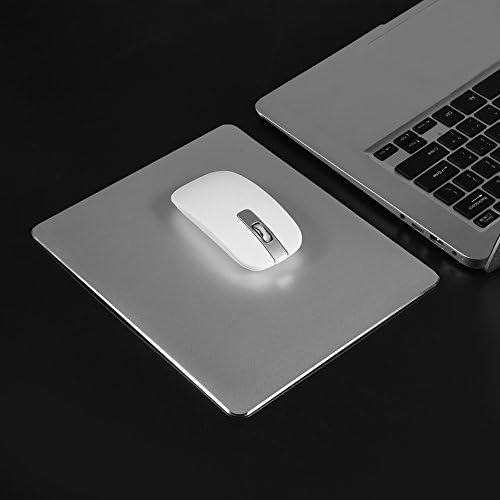 Richer-R Gaming Mouse Pad, Liga de alumínio que não desliza o mouse mouse Mat de mousepad de mousepad anti-arranhões, anti-Sliding for PC Laptop