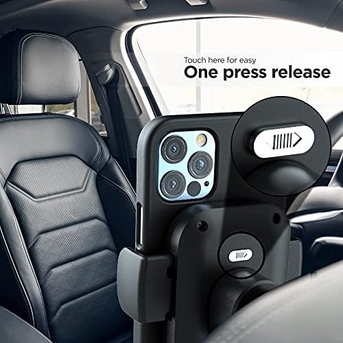 Porta de telefone Galvanox Cup para carro com projetado para Magsafe Wireless Charger Auto Clamping Magnetic iPhone 12/13/14 Pro/Max