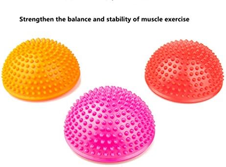 F-Family 2PCS Anti-deslizamento Bola de massagem Bola de massagem Metra Balqueiro Ponto de Equilíbrio para Yoga