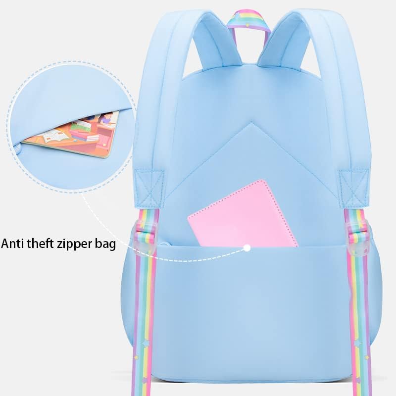 Unicorn Kids Backpack Girls Backpacks Elementar Bookbags Salquistas da escola Daypacks Enviar pingente