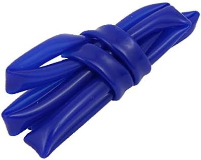 X-Dree 8mmx10mm diâmetro de alta temperatura resistente à temperatura Tubos de borracha de tubo de borracha azul de 1m de comprimento (8mmx10mm dia alta temperatura tubería de silicona resistente tubería de goma azul marino 1m de largo