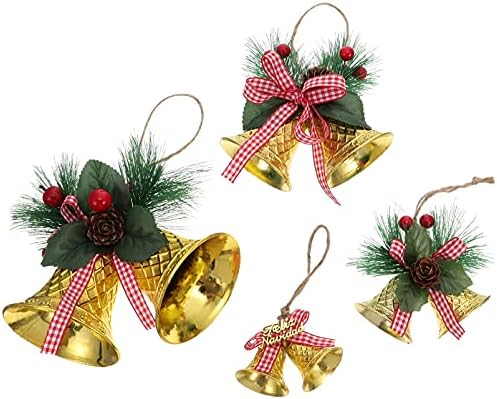 Valiclud Wall Tree Mini Decor Janela de Natal para Bell Ornamento Adornamentos de porta decorativa lareira arco bowknot natal festa