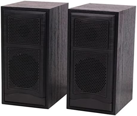 Alto -falantes de computador de madeira dshgdjf alto -falantes de gabinete de madeira natural alto -falante USB Alto -falante