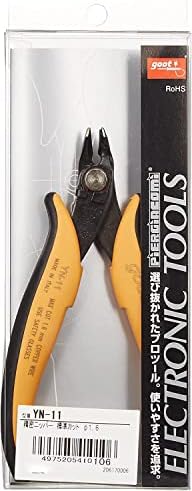 GOOT YN-11 Precision Nippers com ação carregada de mola para corte confortável e eficiente em projetos de bricolage e profissional