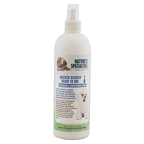 Ferramenta de limpeza dos irmãos Paw e pacote de spray de condicionamento de especialidades da natureza - luva de cães/gatos