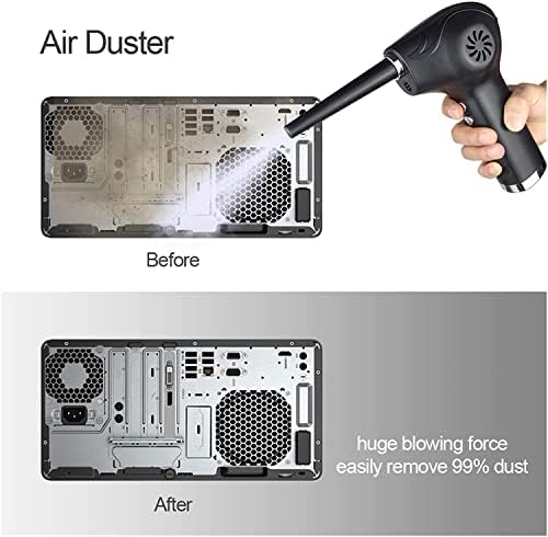 Yannies Electric Air Duster, Duster de ar sem fio, soprador portátil de ar portátil, soprador elétrico de duster de