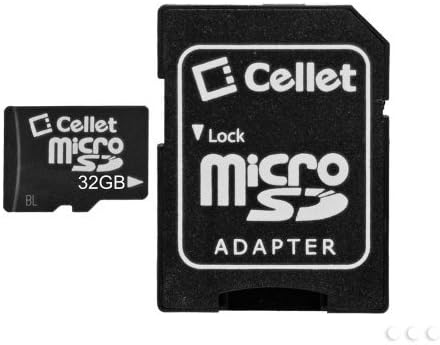 CELET 32GB HTC Google 2 Micro SDHC O cartão é formatado personalizado para gravação digital de alta velocidade e sem perdas! Inclui adaptador SD padrão.