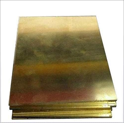 Placa de folha de folha fina de metal original Placa de folha de metal de cobre 4 mmx200 x 300 mm Cut Cobper Metal Placa de cobre Folha de cobre