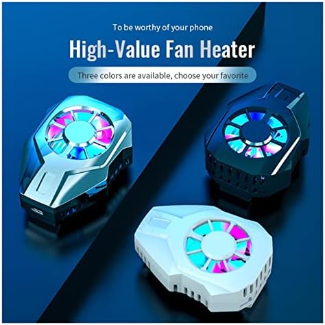 Jeusdf Radiator Radiator Universal Portable MobilEcooling Jogo Cooler Fan Games Cooling Fan Case Telefone celular