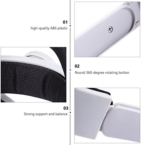 Suporte para o fone de ouvido Alça de almofada Balance de cabeça branca confortável Equilíbrio aprimorado de plástico compatível