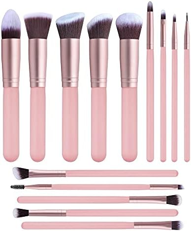 Liruxun 14pcs Magiz Brush Conjunto de pincel super macio pincel de maquiagem Brush Brush Shadow Shadow Brush Professional Beauty