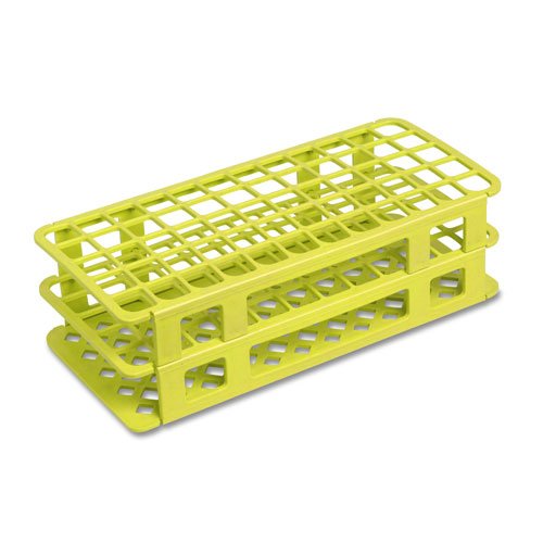 90 Place, 12/13mm Dobra e Snap Tube Rack, PP Plastic, Yellow, Karter Scientific 207G1