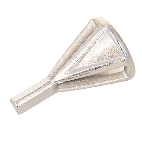 Auniwaig Triangle Shank Debando a ferramenta de chanfro externa, alça triangular Handle Silver High Manganês Aço Debrigando Bit para Bolt 2pcs