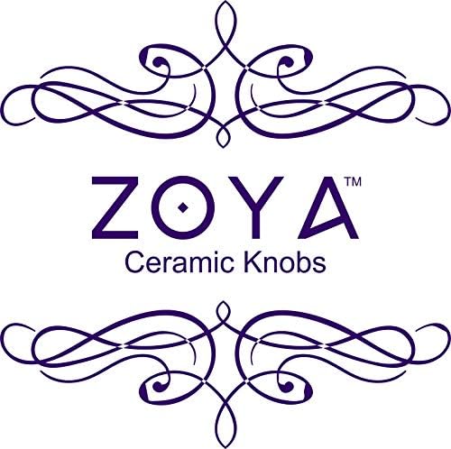 Zoya - botões de cerâmica feitos artesanais manipulados armários de cerâmica puxam designer on -line