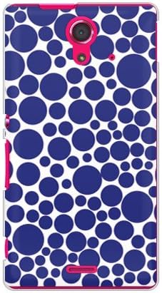 Second Skin Bubble Dots White X Navy / para Xperia Ul Sol22 / Au ASOL22-PCCL-2010-Y236