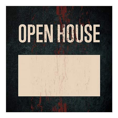CGSignLab | A janela Open House -Ghost envelhecida se apegam | 8 x8