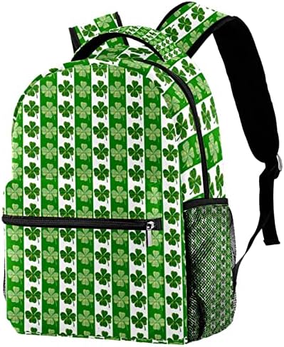 KAPOHU ST PATRICK DIA DE FELA ESCOLO DE FOLLO MECHÃO CASual School para meninos Mirls Laptop Bookbag Bag para homens Mulheres 11.5x8x16in