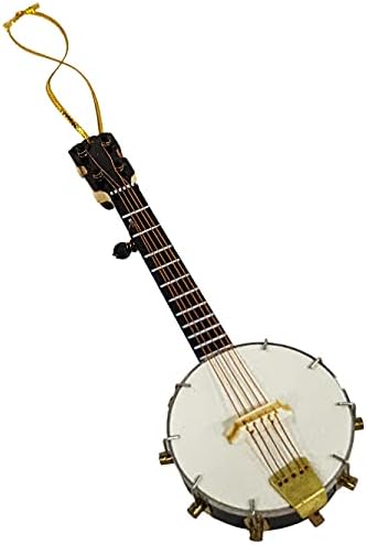 Bronners.com Ornamento de banjo de madeira de 5 polegadas