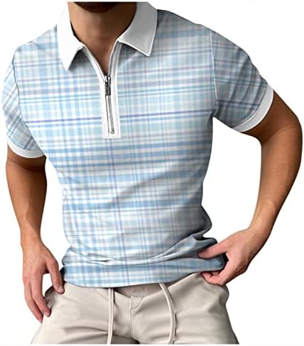 Camisetas de vestido masculinas de Yhaiogs para homens Camisa de vestido masculino Funny Mens Solid Solid Buttondown Men Men Short Sleeve Shirt
