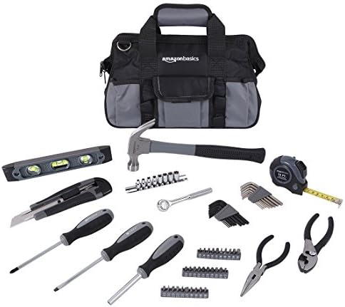 Basics 65 Peça Kit de ferramentas de reparo básico conjunto com bolsa