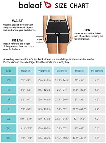 Baleaf Women's 8 / 7/ 5 High Caist Biker Shorts Yoga Running Volleyball Workout Gym com bolsos para o verão